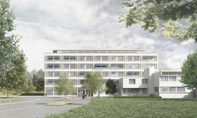 Die Schulanlage Riedhof in Zürich-Höngg soll bis 2028 erweitert werden.